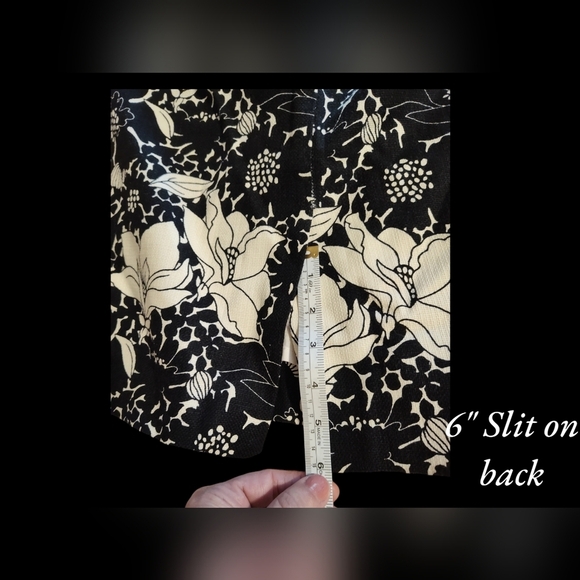 JCrew Tweed Black & Off White Tweed Pencil skirt, 6 - Picture 3 of 7